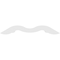 Ekena Millwork Pitch Midway Architectural Grade PVC Gable Pediment, 60"W x 17 1/2"H x 1"P (7/12) GPP060X018X100MID - alternate 2
